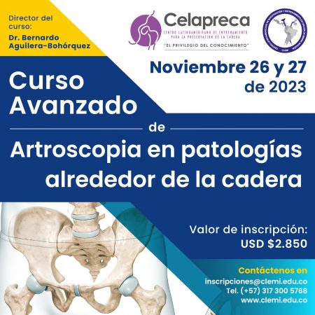 Curso Avanzado de Cirugía Endoscópica de la Cadera con Práctica sobre Componente Anatómico